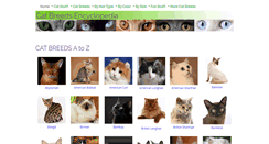 Desktop Screenshot of cat-breeds-encyclopedia.com