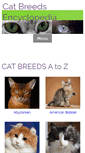 Mobile Screenshot of cat-breeds-encyclopedia.com